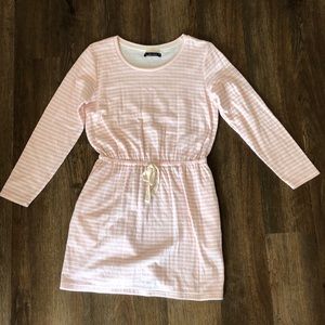 NWOT Pink striped casual dress